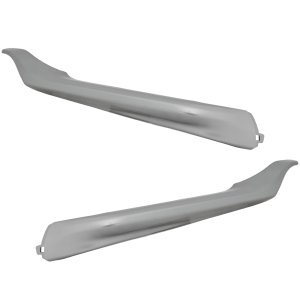 Front Bumper Molding Pair/Set for 2021-2022 Toyota Camry XSE Model, Outer, Painted Gray, Right (Passenger) and Left (Driver), Without TRD Package, Replacement