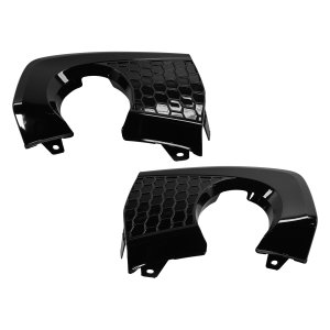 Rear Bumper Molding Pair/Set for 2018-2020 TLX, Right (Passenger) and Left (Driver), Primed (Ready to Paint), Garnish Cover, for Acura A-Spec, Elite A-Spec, Tech A-Spec Models Replacement