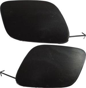 Front Bumper Tow Hook Cover Pair/Set for 2019-2022 Toyota Prius, Right (Passenger) and Left (Driver) Replacement