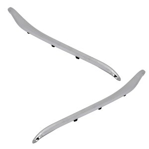 Grille Molding Pair/Set for Toyota Venza 2021-2021, Right (Passenger) and Left (Driver), Chrome Finish, Replacement