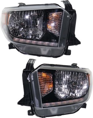 Headlight Assembly for Toyota Tundra 2018-2021, Right (Passenger) and Left (Driver), Halogen, Fits All Cab Types, Replacement Pair/Set
