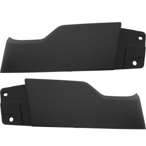 Pair/Set - Headlight Fillers for Toyota Sequoia 2018-2022, Right (Passenger) and Left (Driver), Painted Gray Replacement Set