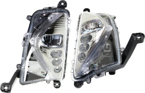Front Fog Light Assembly for Toyota Prius 2016-2018, Right (Passenger) and Left (Driver), Halogen, Replacement Pair/Set