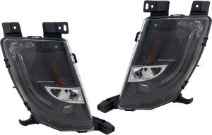 Front Fog Light Assembly for Tesla Model S (2012-2021), LED, Right (Passenger) and Left (Driver), Replacement Pair/Set