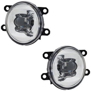 Front Fog Light Assembly for Toyota Sienna 2021-2023, LED, Right (Passenger) and Left (Driver) Pair/Set, Replacement