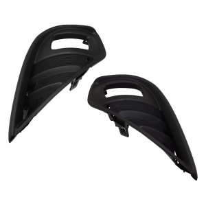 Front Fog Light Molding Pair/Set for 2020-2023 Toyota Highlander, Left (Driver) and Right (Passenger), Textured Black, Replacement