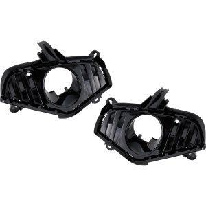 Fog Light Molding for Toyota RAV4 2019-2021, Right (Passenger) and Left (Driver), Black, for Hybrid, Limited, XLE, XLE Premium, XSE Models - Replacement Pair/Set