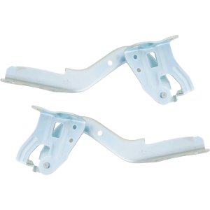 Hood Hinge Pair/Set for 2022-2022 Toyota Corolla Cross, Right (Passenger) and Left (Driver), Steel, Silver, Replacement
