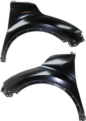 Front Fender Pair/Set for Toyota C-HR (2018-2022) Right (Passenger) and Left (Driver), Primed (Ready to Paint), Suitable for Japan/Turkey Built Vehicles, Replacement