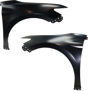 Front Fender Pair/Set for Toyota Camry 2018-2022, Right (Passenger) and Left (Driver), Primed (Ready to Paint), Steel, Replacement