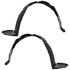 Front Fender Liner Pair/Set for 2018 Toyota C-HR, Right (Passenger) and Left (Driver), Vacuum Form Plastic, Replacement