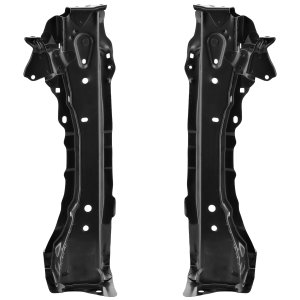 Pair/Set - Radiator Support Right (Passenger) and Left (Driver) Side Panel for Toyota Prius C 2012-2019, Steel Replacement Set