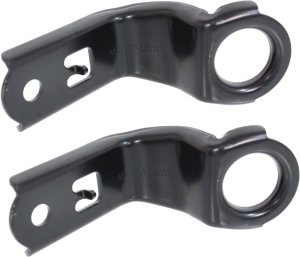 Upper Radiator Support Bracket Pair/Set for Toyota Corolla 2009-2013, Matrix 2009-2014, Right (Passenger) and Left (Driver) Plastic Replacement