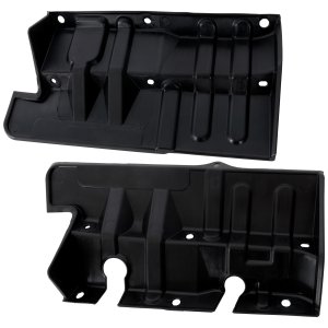 Radiator Support Cover Pair/Set for Toyota Tundra (2007-2013), Sequoia (2008-2022), Right (Passenger) and Left (Driver) Radiator Deflector, Without Towing Package, Replacement