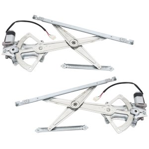 Front Window Regulator Power Motor Pair/Set for Toyota Sequoia 2008-2022 / Tundra 2007-2021, Right (Passenger) and Left (Driver), Front or Rear Replacement 