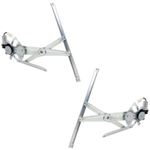 Pair/Set - Front Window Regulator with Motor for Toyota XA 2004-2006, RAV4 2006-2012, Right (Passenger) and Left (Driver), Power, Japan Built Vehicle, Replacement Set