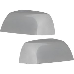 Chrome Mirror Cover Pair/Set for Toyota Tundra 2007-2021 and Sequoia 2010-2022, Right (Passenger) and Left (Driver), Non-Towing, Suitable for Platinum/Base/Limited Models, Excludes Nightshade Model, Replacement