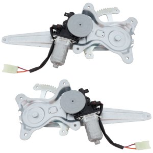 Power Rear Window Regulator Pair/Set for Toyota Scion RAV4 2006-2012/XD 2008-2014, Right (Passenger) and Left (Driver), with Motor, Replacement