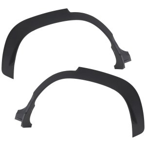 Rear Wheel Opening Molding Assembly Pair/Set for 2022-2023 Toyota Corolla Cross, Inner, Right (Passenger) and Left (Driver), Textured Black, Replacement