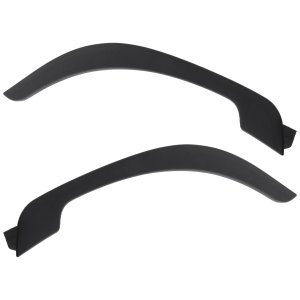 Rear Wheel Opening Molding Assembly Pair/Set for Toyota Corolla Cross 2022-2023, Right (Passenger) and Left (Driver), Outer, Textured Black, Replacement