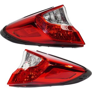 Tail Light Pair/Set for Toyota C-HR 2018-2022, Right (Passenger) and Left (Driver), On Body, Lens and Housing, Compatible with Turkey Built Vehicle, Replacement