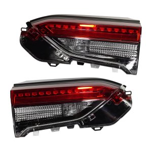 Tail Light Pair/Set for Toyota RAV4 2019-2023, Right (Passenger) and Left (Driver) Inner Lights, Mounts on Liftgate, North America Built, Replacement