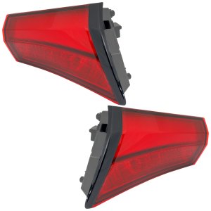 LED Tail Light Pair/Set for Toyota Prius 2019-2022, Lower Inner Lens and Housing, Right (Passenger) and Left (Driver) Replacement