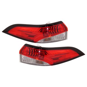 Pair/Set - LED Tail Light Assembly for 2020-2021 Toyota Corolla L/LE/SE Model, Outer, Right (Passenger) and Left (Driver), Sedan, North America Built Vehicle Replacement