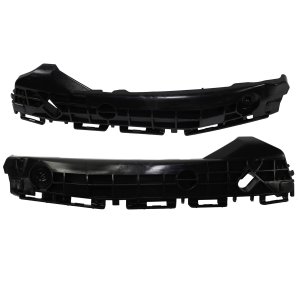 Rear Bumper Bracket Pair/Set for 2015-2017 Toyota Yaris Hatchback, Right (Passenger) and Left (Driver), Plastic, Replacement