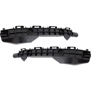 Rear Bumper Retainer Pair/Set for Toyota Scion IM (2016), Corolla IM (2017-2018), Right (Passenger) and Left (Driver), Textured Black Replacement