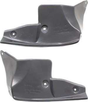 Rear Bumper Filler Pair/Set for Toyota Yaris 2012-2014, Right (Passenger) and Left (Driver) Side Replacement