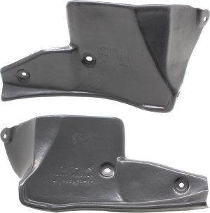 Rear Bumper Filler Pair/Set for Toyota Yaris 2012-2014, Right (Passenger) and Left (Driver) Side Replacement