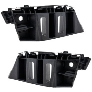 Front Bumper Bracket Pair/Set for Volkswagen Tiguan 2009-2011, Right (Passenger) and Left (Driver) Cover Guide, Replacement