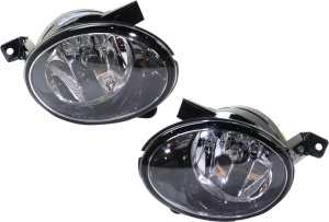 Front Fog Light Assembly for Volkswagen Tiguan 2012-2017, Right (Passenger) & Left (Driver), Halogen, Replacement Pair/Set