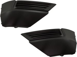 Fog Light Cover for Volkswagen Tiguan 2018-2021, Right (Passenger) and Left (Driver), Textured Black Replacement Pair/Set