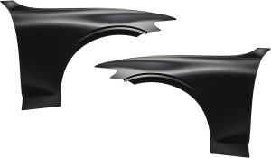 Front Fender Pair/Set for 2019-2021 Volvo S60 & 2019-2020 V60, Right (Passenger) and Left (Driver) Replacement