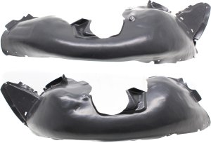 Front Fender Liner Pair/Set for Volkswagen Passat 2016-2019, Right (Passenger) and Left (Driver) Replacement