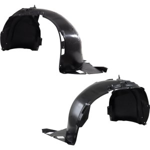 Front Fender Liner Pair/Set for Atlas 2018-2023/Atlas Cross Sport 2020-2023, Right (Passenger) & Left (Driver), Injection Form Plastic, Volkswagen Replacement