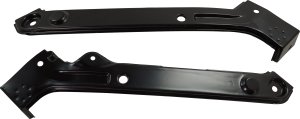 Steel Upper Tie Extension Radiator Support Bracket Pair/Set for 2018-2020 Volkswagen Atlas, Right (Passenger) and Left (Driver) Side Replacement