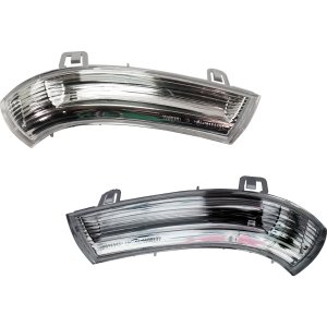 Mirror Signal Light Assembly Pair/Set for Volkswagen Jetta (2005-2014), GTI (2006-2009), Sedan/Wagon, 5th Gen, Right (Passenger) and Left (Driver), Replacement