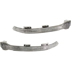 Mirror Signal Light Assembly Pair/Set for Volkswagen Jetta 2019-2023 & Golf 2015-2021, Right (Passenger) and Left (Driver), Manual Folding, Replacement