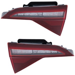 Pair/Set - LED Tail Light Assembly for Volkswagen Jetta 2019-2023, Right (Passenger) and Left (Driver) Replacement