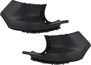 Rear Bumper End Pair/Set for Volvo XC40 2019-2021, Right (Passenger) and Left (Driver), Primed (Ready to Paint) Replacement