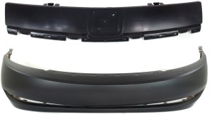 Front and Rear Bumper Cover Set for 2003-2004 Saturn Ion, Primed (Ready to Paint), Sedan - Replacement