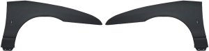 Front Fender Pair/Set for 2000-2002 Saturn SL/SW Series, Right (Passenger) and Left (Driver), Primed (Ready to Paint), Sedan/Wagon Replacement Fits: SL, SW.
