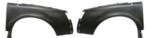 Front Fender Pair/Set for Saturn VUE 2002-2007, Right (Passenger) and Left (Driver), Primed (Ready to Paint), Plastic, Replacement