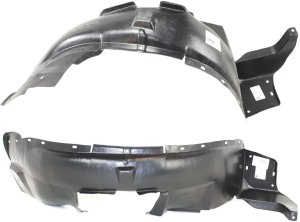Front Fender Liner Pair/Set for 1996-1999 Saturn S-Series, Right (Passenger) and Left (Driver) Replacement Models: for SC1, SC2, SL, SL1, SL2, SW1, SW2