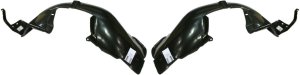 Front Fender Liner Pair/Set for 2000-2002 Saturn S-Series, Right (Passenger) and Left (Driver) Replacement. Models: for SL, SL1, SL2, SC1, SC2, SW1, SW2.