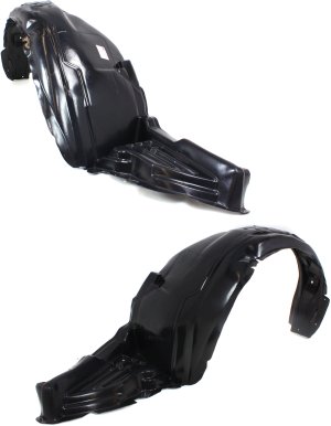 Front Fender Liner Pair/Set for Subaru Outback 2005-2009, Left (Driver) and Right (Passenger) Sides, Replacement