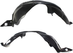 Front Fender Liner Pair/Set for Suzuki SX4 2007-2009, Right (Passenger) and Left (Driver), Replacement